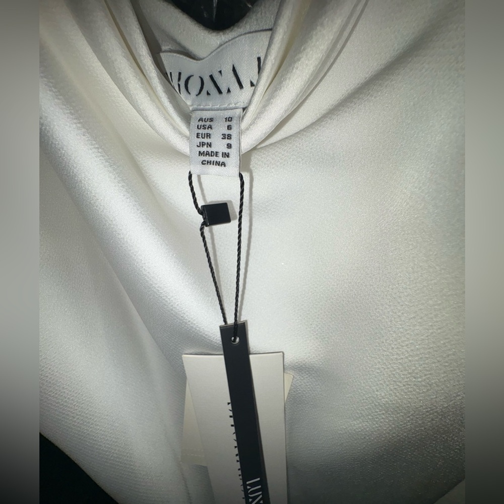 Shona Joy White Cowl Neck Slip Maxi Dress - Picture 2 of 3